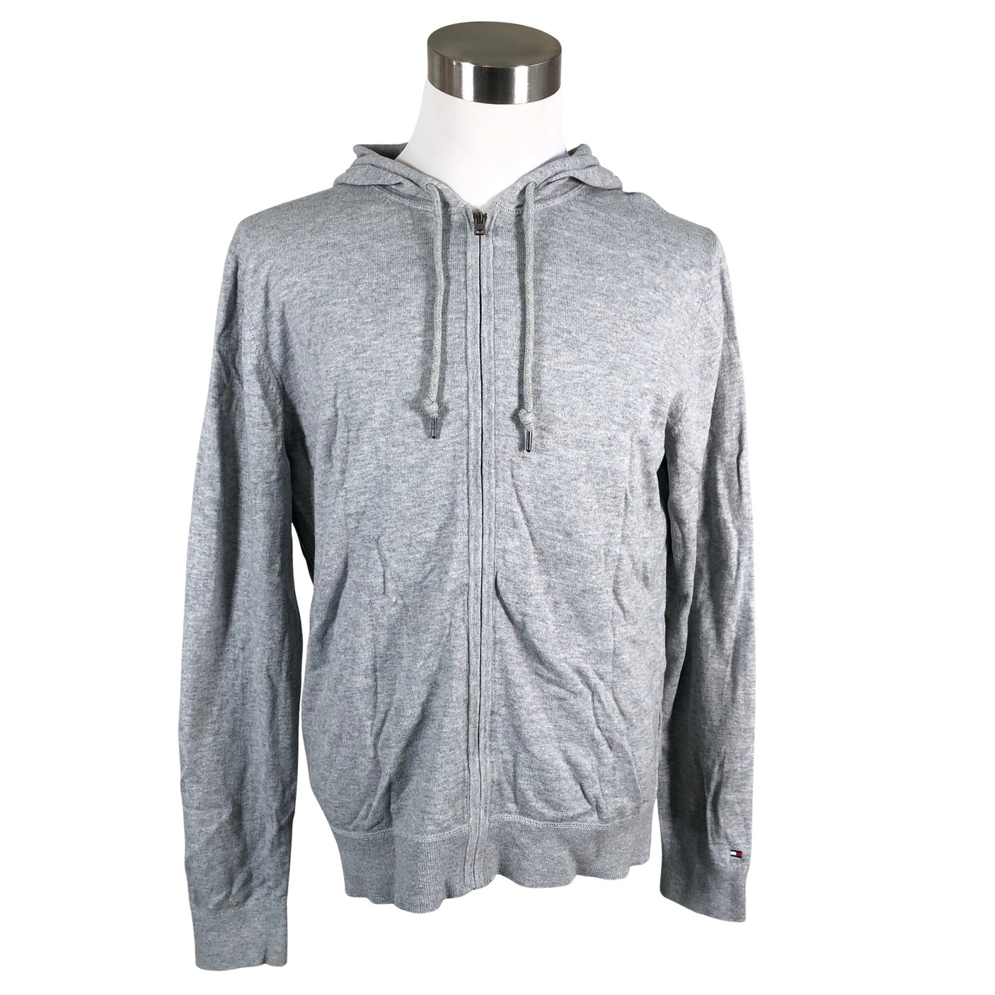 Miesten Tommy Hilfiger - Neuletakki, koko XL - Harmaa (1)