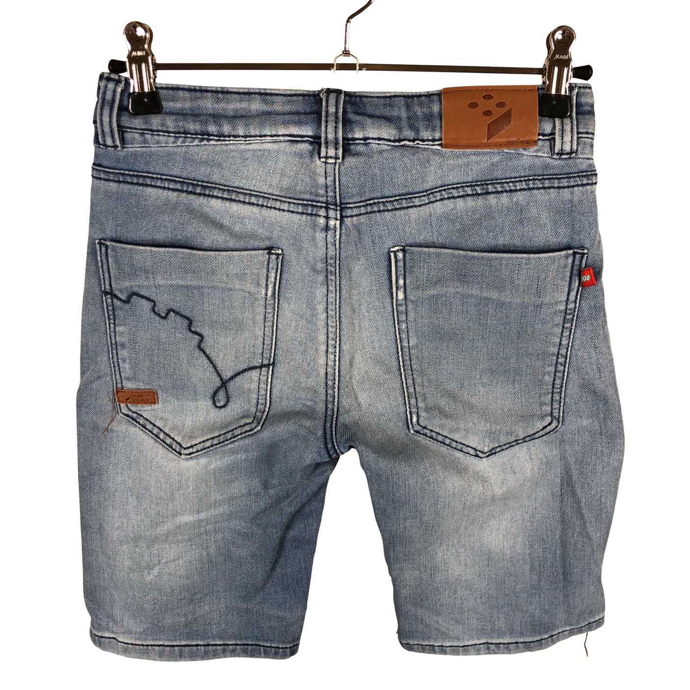 Unisex Lego - Farkkushortsit, koko 128 - 134 - Sininen (2)