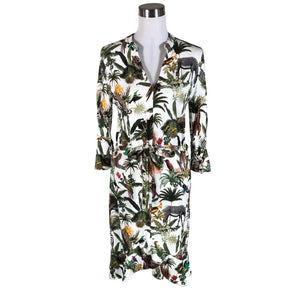 Naisten Marc Cain - Trikoomekko, koko 40 - Valkoinen (1)