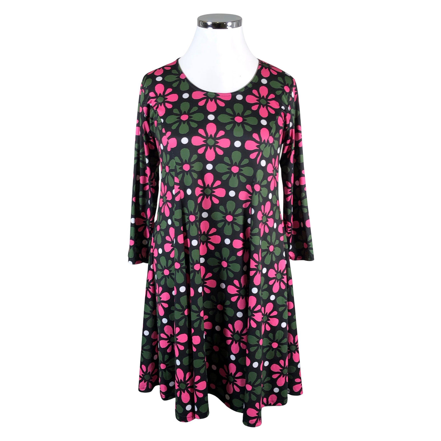 Naisten Dress Like Marie - Trikoomekko, koko 44 - Musta (1)