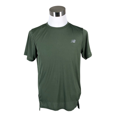 Miesten New Balance - Urheilupaita, lyhyet hihat, koko M - Musta ()