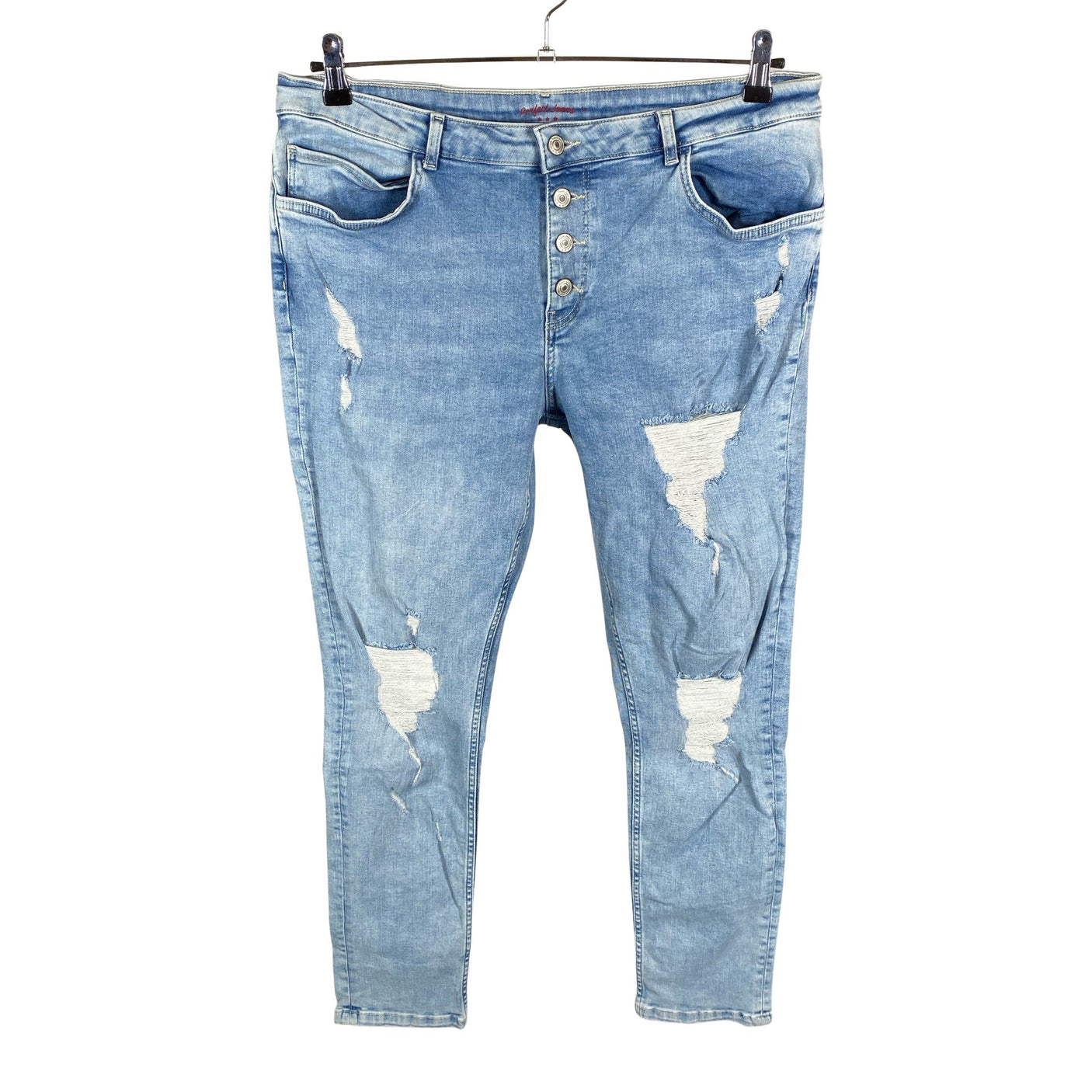 Naisten Perfect Jeans - Farkut, koko 40 - Vaaleansininen (1)
