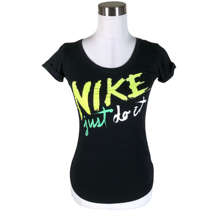 Naisten Nike - T-paita, koko 34 - Musta ()
