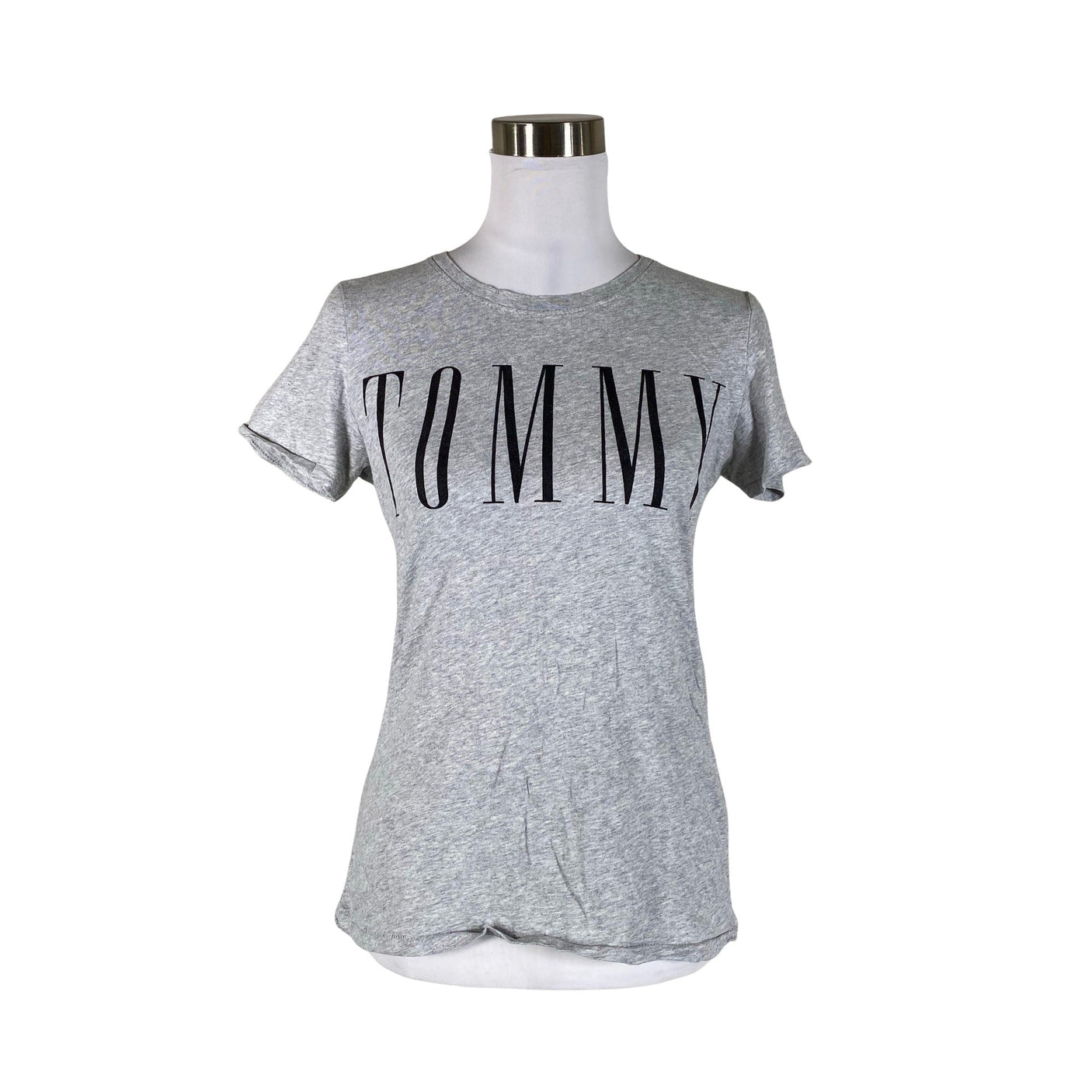 Naisten Tommy Hilfiger - T-paita, koko 34 - Harmaa (1)