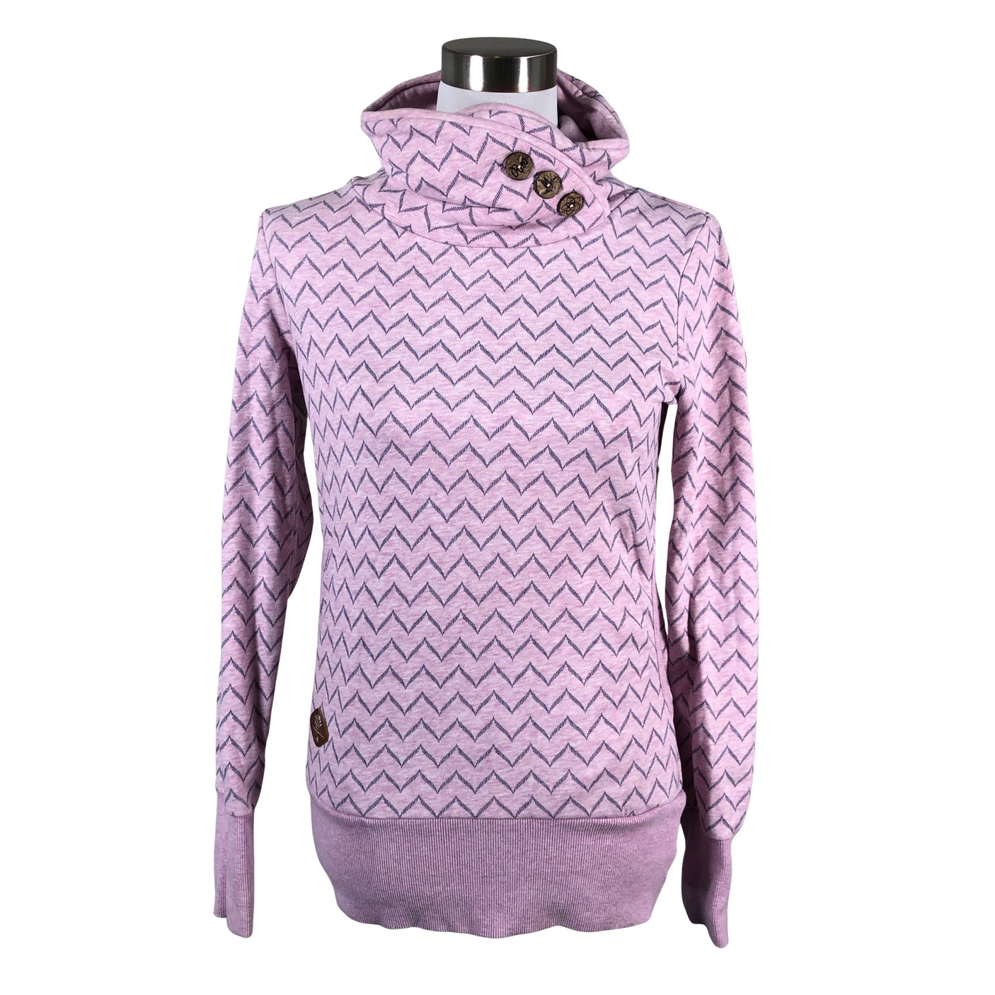 Naisten Ragwear - Collegepaita, koko 34 - Vaaleanpunainen (1)