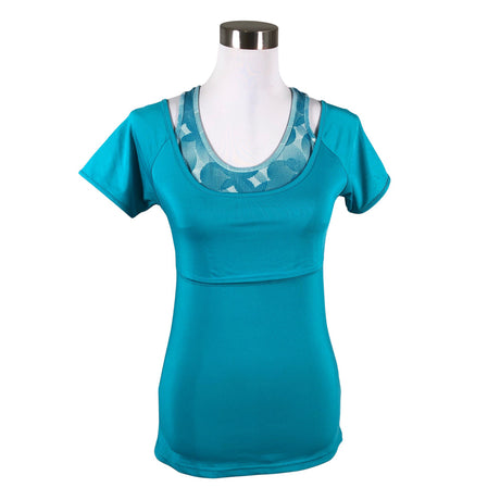 Naisten Bodywatch - Urheilupaita, lyhyet hihat, koko 36 - Turkoosi ()