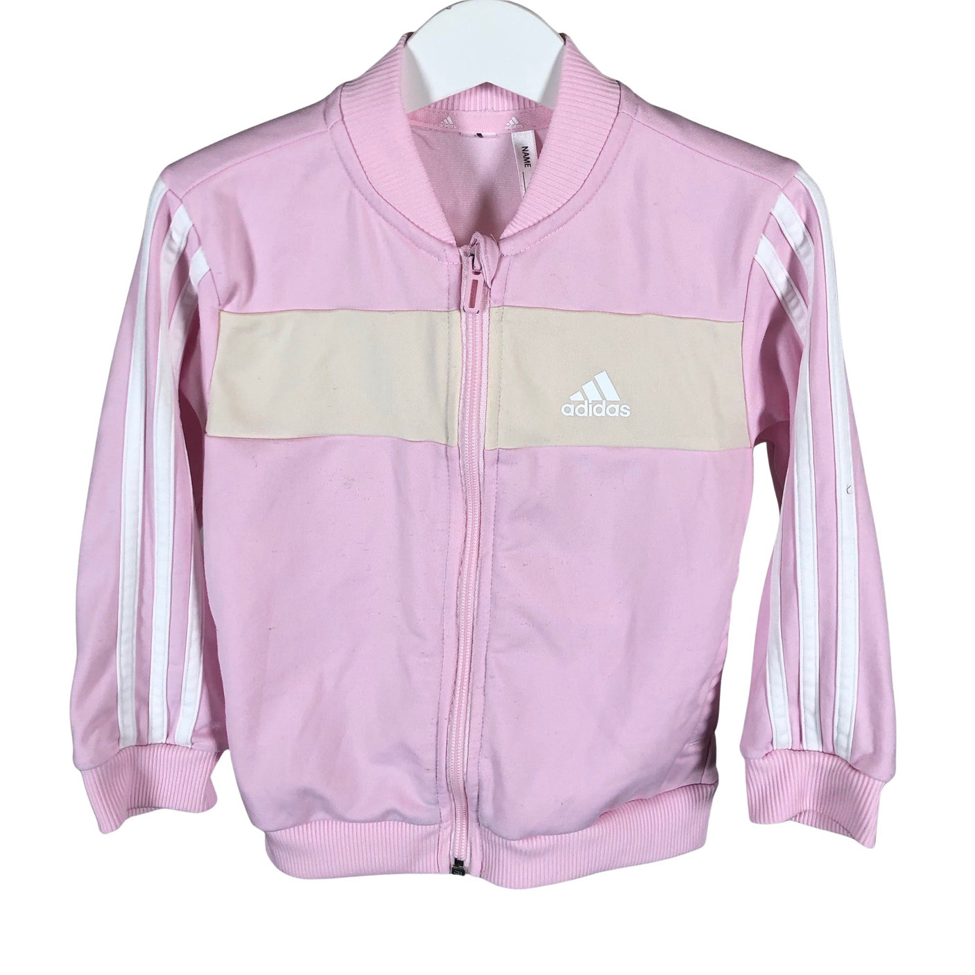 Tyttöjen Adidas - Verryttelytakki, koko 86 - 92 - Vaaleanpunainen (1)