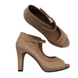 Naisten Clarks - Avokärkiset korkokengät, koko 39 - Beige ()