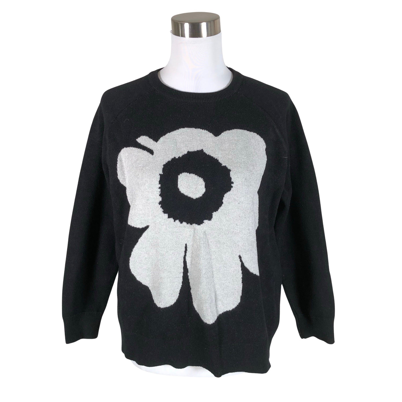 Naisten Marimekko - Neulepaita, koko 38 - Musta (1)