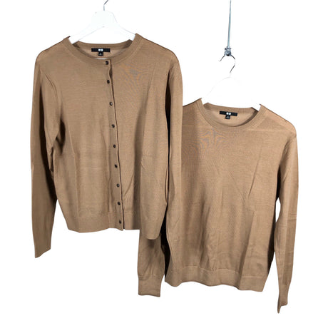 Naisten Uniqlo - Neuletakki, koko 38 - Beige ()