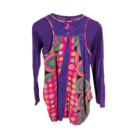 Tyttöjen Desigual - Trikoomekko, koko 158 - 164 - Violetti (2)