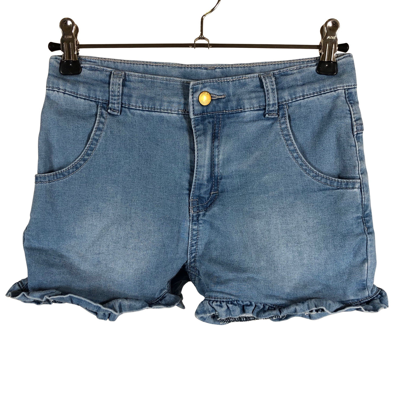 Tyttöjen Hust&Claire - Collegeshortsit, koko 140 - 146 - Vaaleansininen (1)