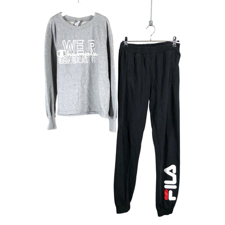 Unisex Champion - Collegepaita, koko 158 - 164 - Harmaa ()