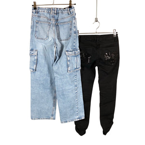 Unisex Lindex - Farkut, koko 140 - 146 - Vaaleansininen (2)