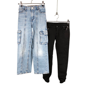 Unisex Lindex - Farkut, koko 140 - 146 - Vaaleansininen (1)
