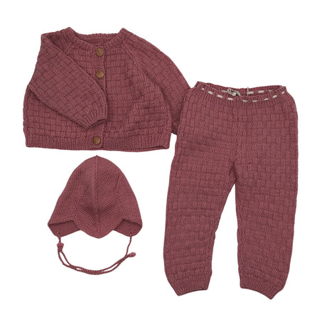 Tyttöjen Handmade - Neuletakki, koko 62 - 68 - Vaaleanpunainen ()