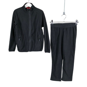 Unisex Reima - Fleecetakki, koko 122 - 128 - Musta (1)