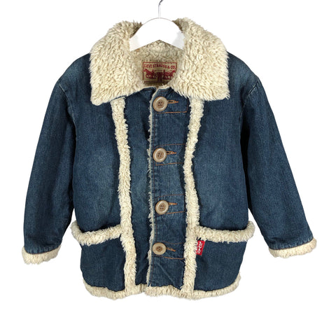 Tyttöjen Levi's - Farkkutakki, koko 104 - 110 - Sininen ()