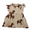 Tyttöjen Mini Rodini - Trikoomekko, koko 68 - 74 - Beige ()