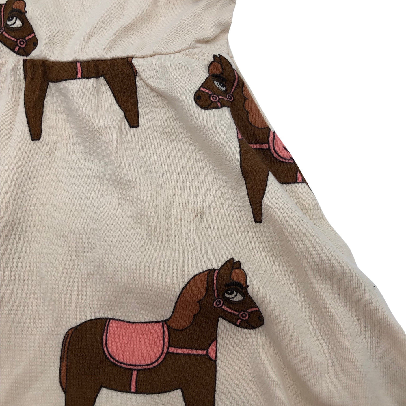 Tyttöjen Mini Rodini - Trikoomekko, koko 68 - 74 - Beige (3)