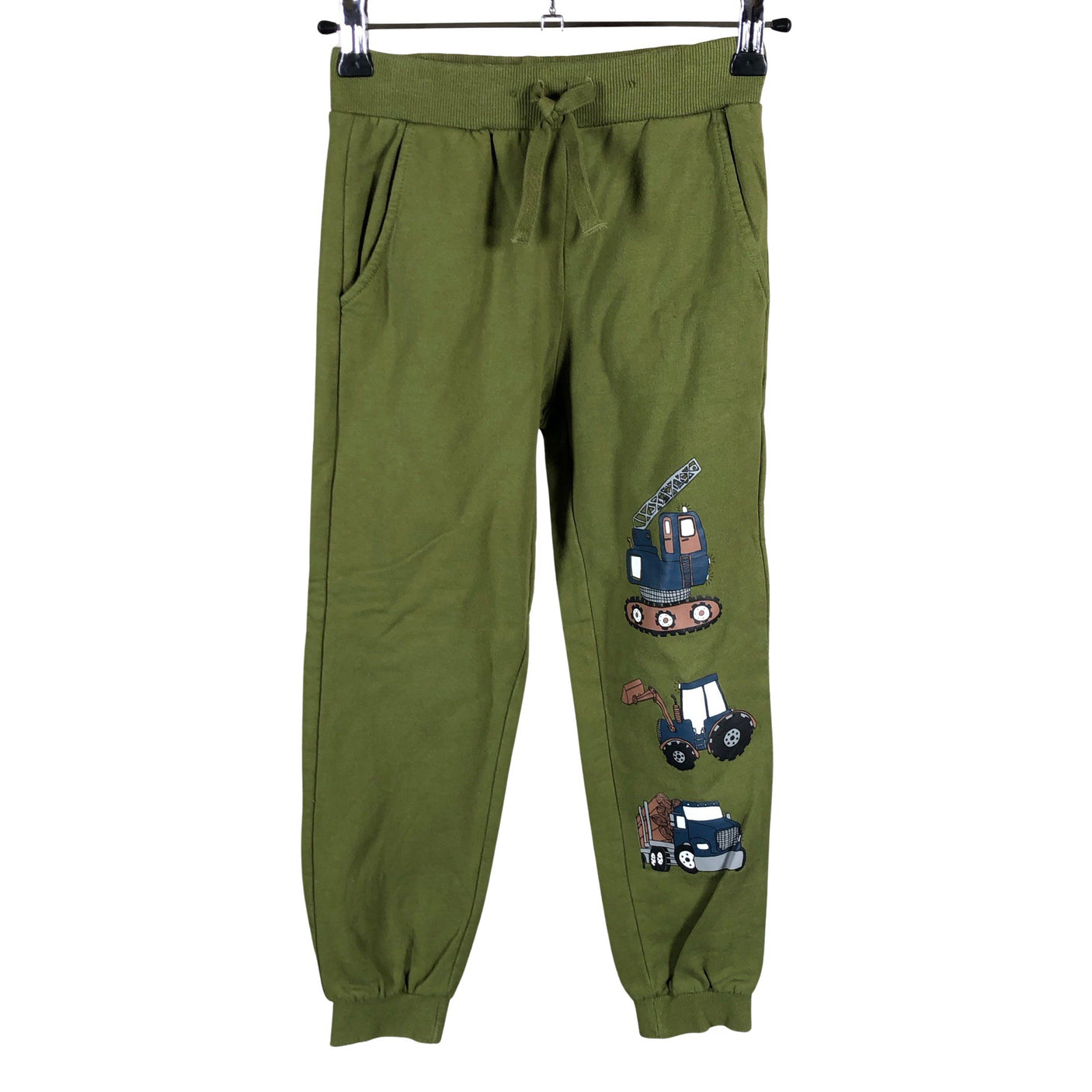 Unisex Lindex - Collegehousut, koko 122 - 128 - Vihreä (1)
