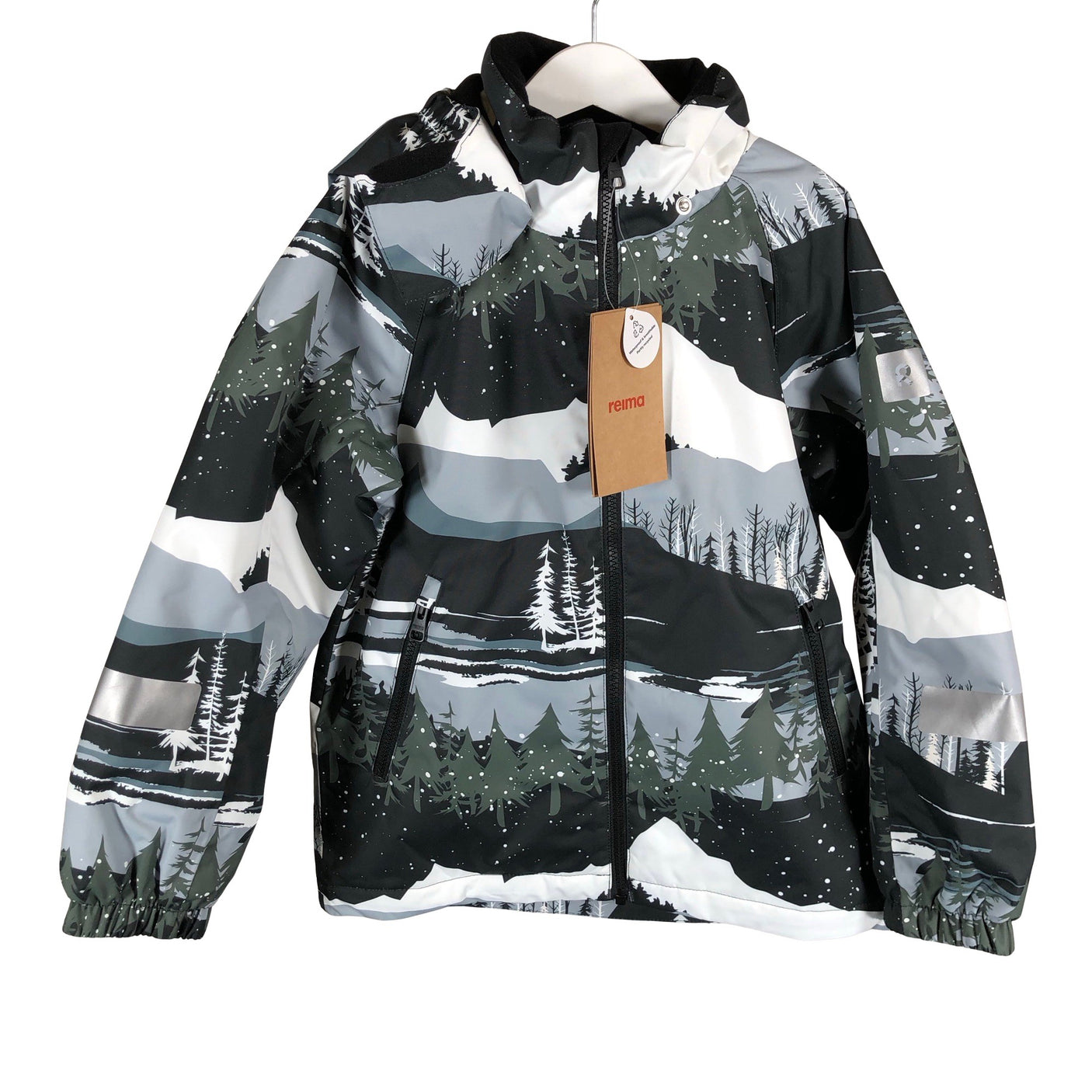 Unisex Reima - Toppatakki, koko 122 - 128 - Harmaa (1)