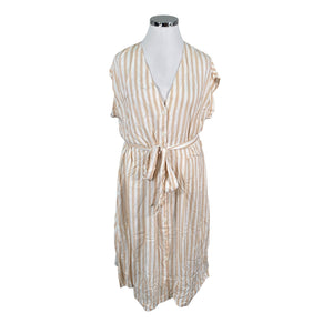 Naisten Holly & Whyte by Lindex - Sifonkimekko, koko 48 - Beige (1)