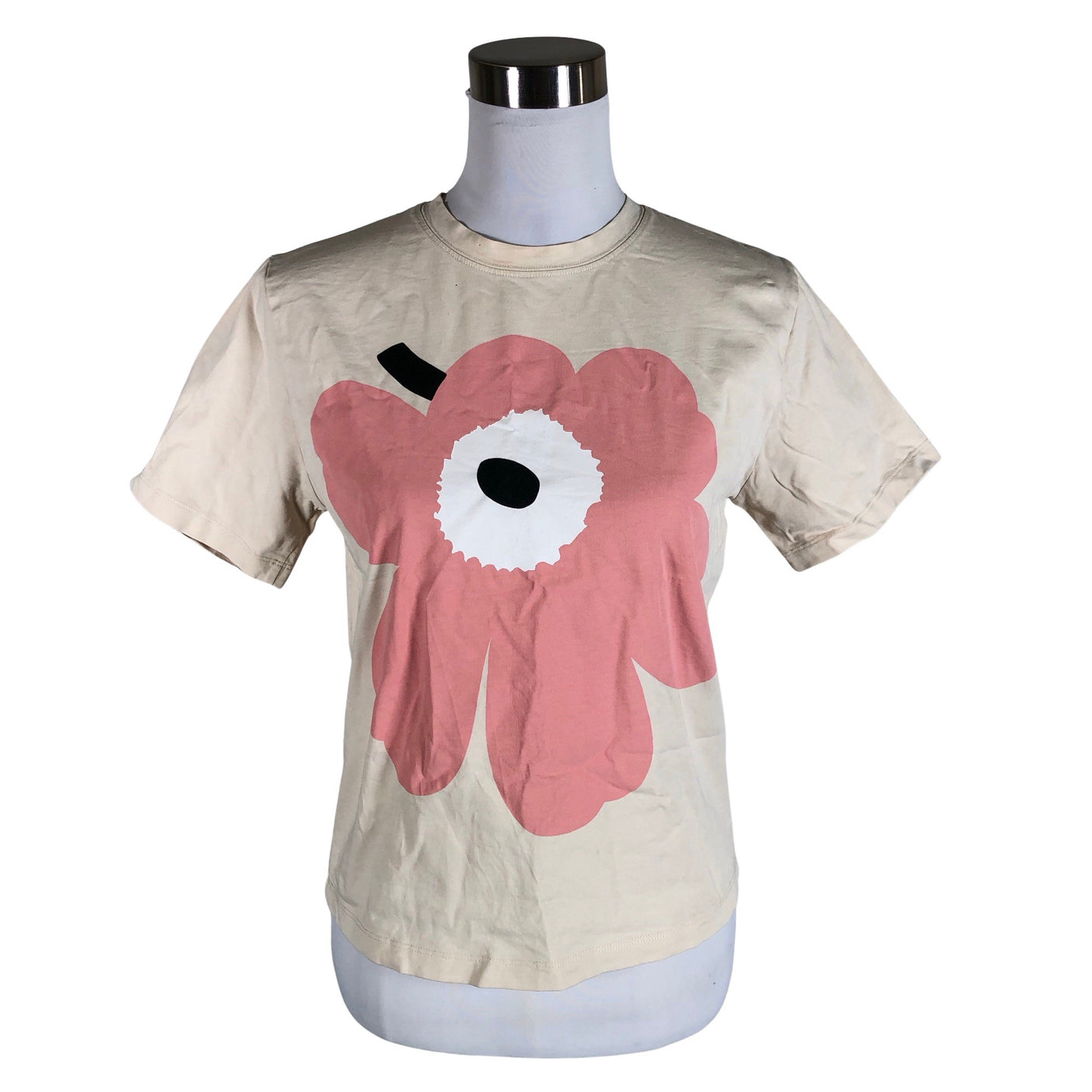 Naisten Marimekko - T-paita, koko 34 - Vaaleanpunainen (1)