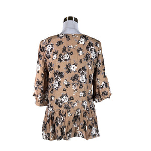 Naisten Andiata - Lyhythihainen pusero, koko 36 - Beige (2)