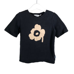 Unisex Marimekko - T-paita, koko 104 - 110 - Musta (1)
