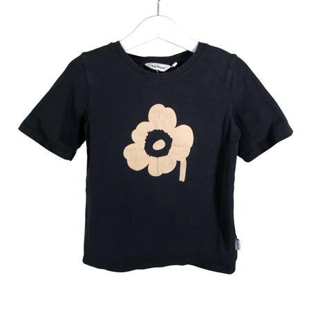 Unisex Marimekko - T-paita, koko 104 - 110 - Musta ()