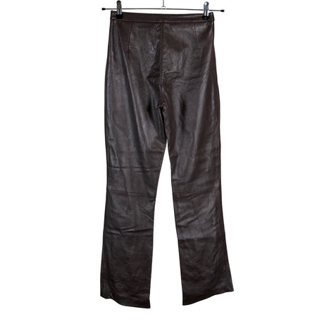 Naisten Saki - Nahkahousut, koko 34 - Ruskea (2)