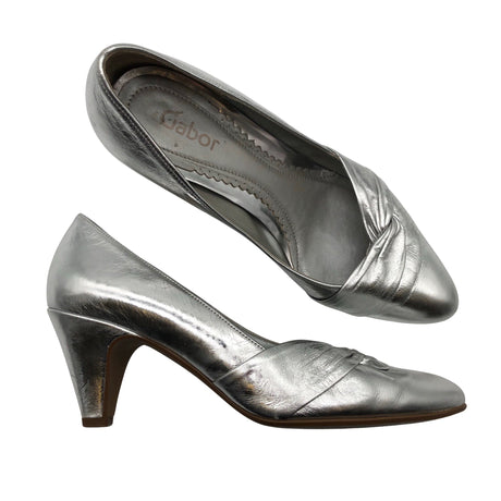 Naisten Gabor - Korkokengät, koko 38 - Hopea ()