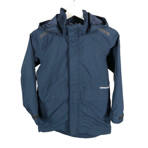 Unisex Didriksons - Välikausitakki, koko 134 - 140 - Sininen (1)