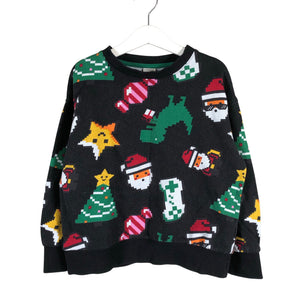 Unisex Lindex - Collegepaita, koko 122 - 128 - Musta (1)