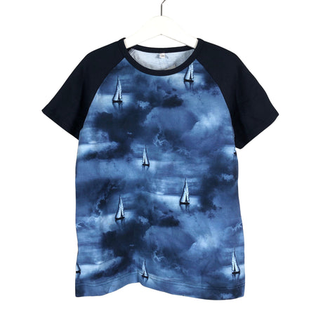 Unisex Handmade - T-paita, koko 134 - 140 - Sininen ()