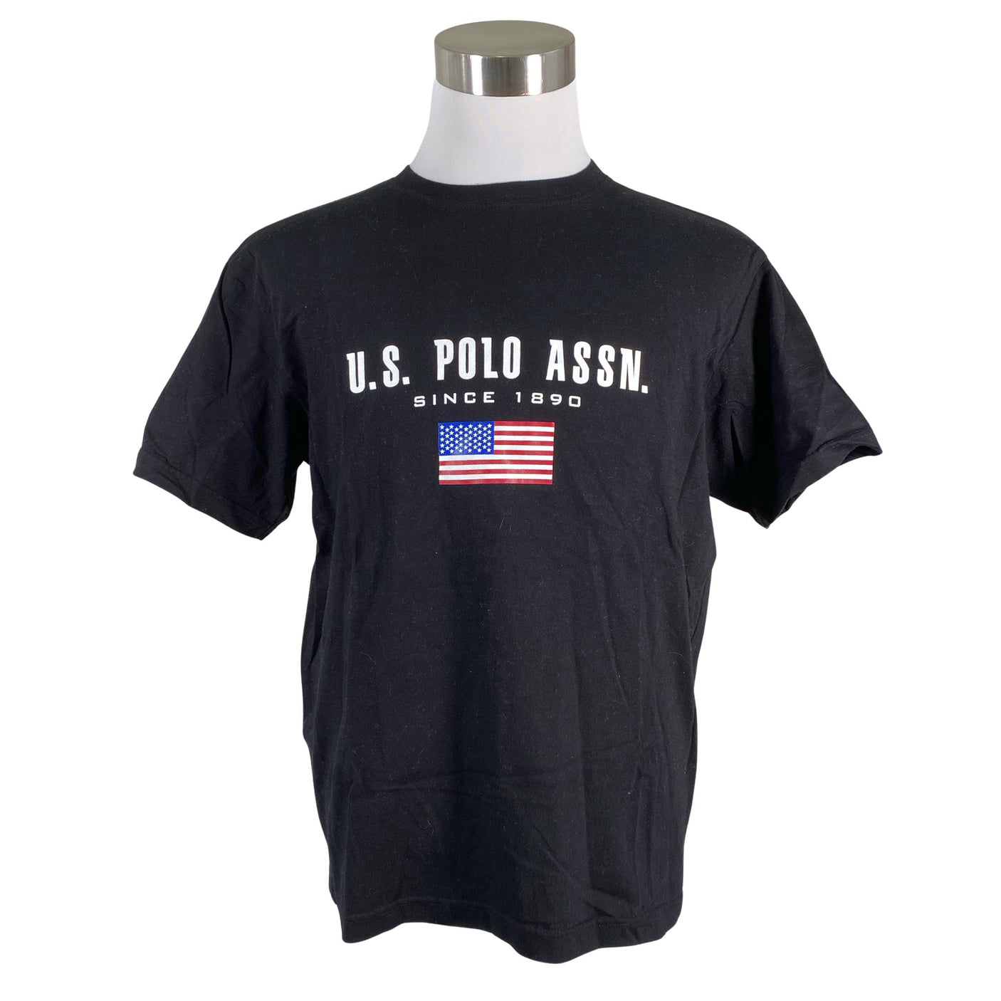 Miesten U.S. Polo Assn. - T-paita, koko L - Musta (1)
