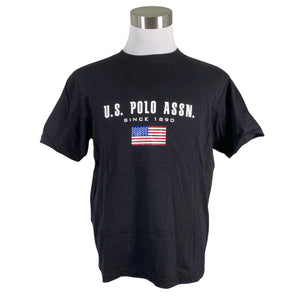 Miesten U.S. Polo Assn. - T-paita, koko L - Musta (1)