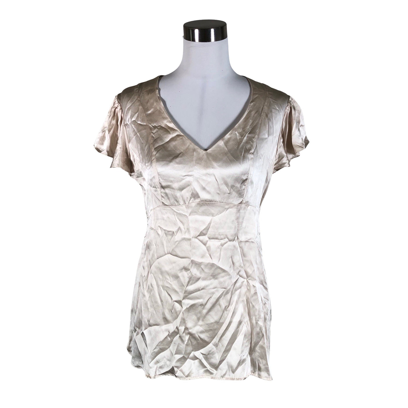 Naisten Style Butler - Lyhythihainen pusero, koko 40 - Beige (1)