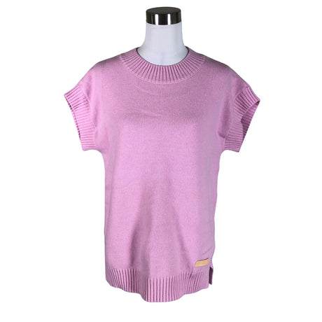 Naisten Puuvillatehdas - Neuleliivi, koko 38 - Vaaleanpunainen ()