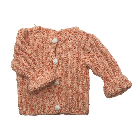 Tyttöjen Handmade - Neuletakki, koko 74 - 80 - Vaaleanpunainen ()