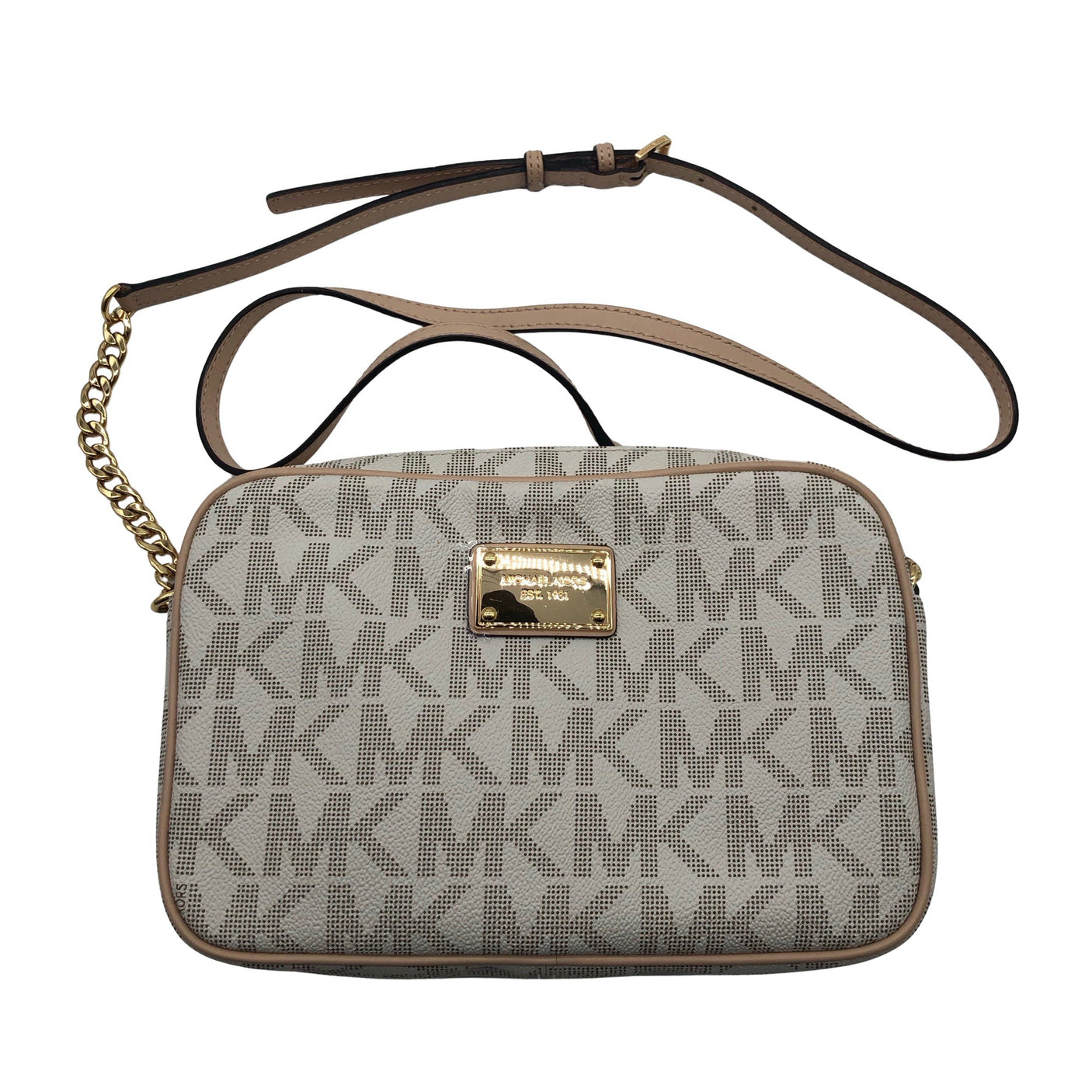Naisten Michael Kors - Olkalaukku, koko Midi - Beige (1)