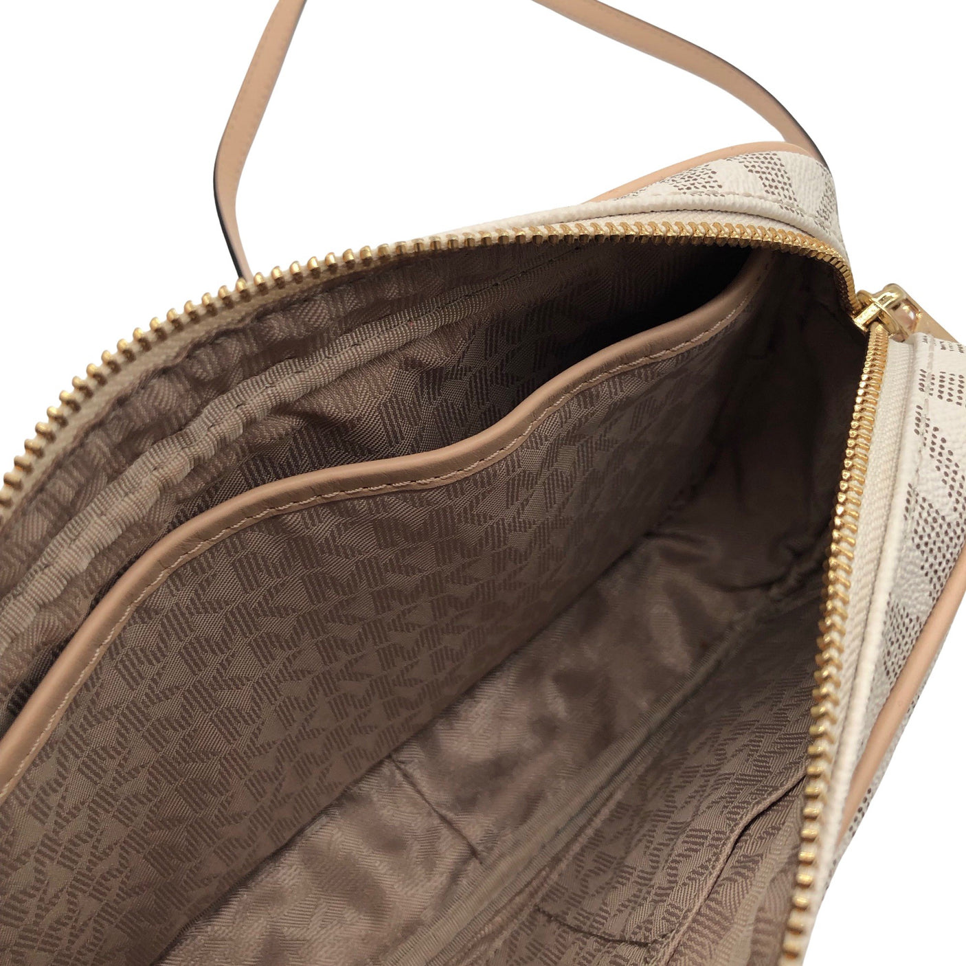 Naisten Michael Kors - Olkalaukku, koko Midi - Beige (3)