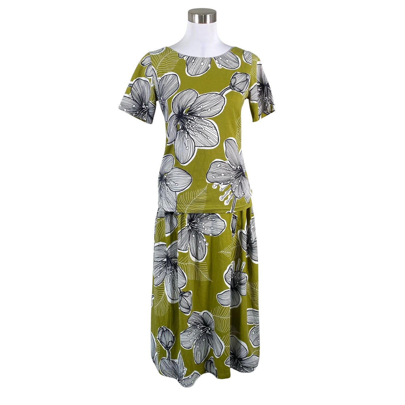 Naisten Handmade - T-paita, koko 36 - Vihreä (1)