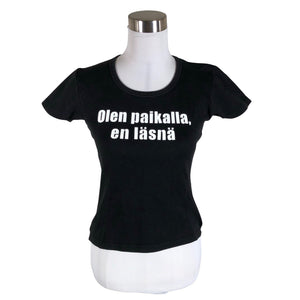 Naisten La Femme - T-paita, koko 36 - Musta (1)