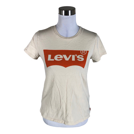 Naisten Levi's - T-paita, koko 36 - Beige ()