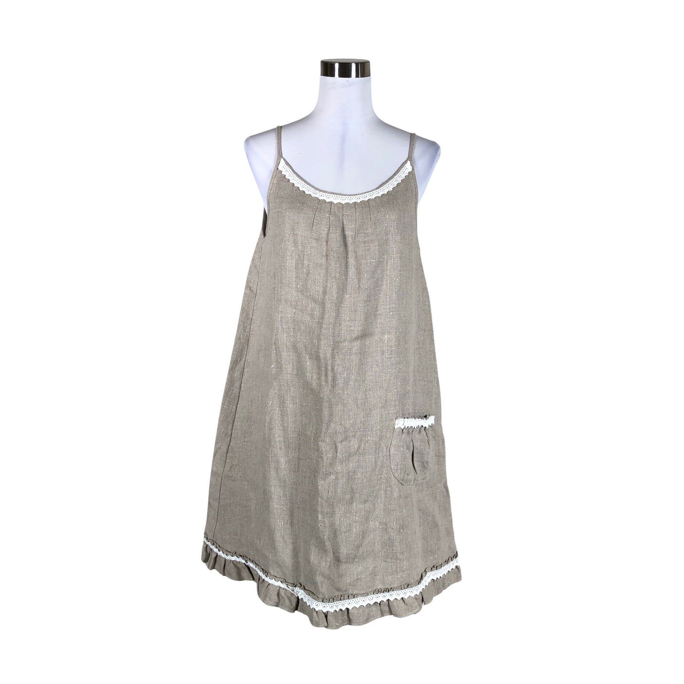 Naisten Bypias - Kangastunika, koko 38 - Beige (1)
