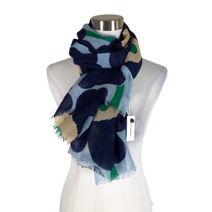 Naisten Marimekko - Huivi, koko Maxi - Sininen (1)