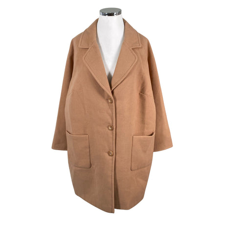 Naisten Ulla Popken - Villakangastakki, koko 50 - Ruskea ()