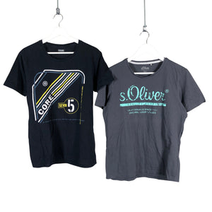 Miesten Jack & Jones - T-paita, koko L - Musta (1)